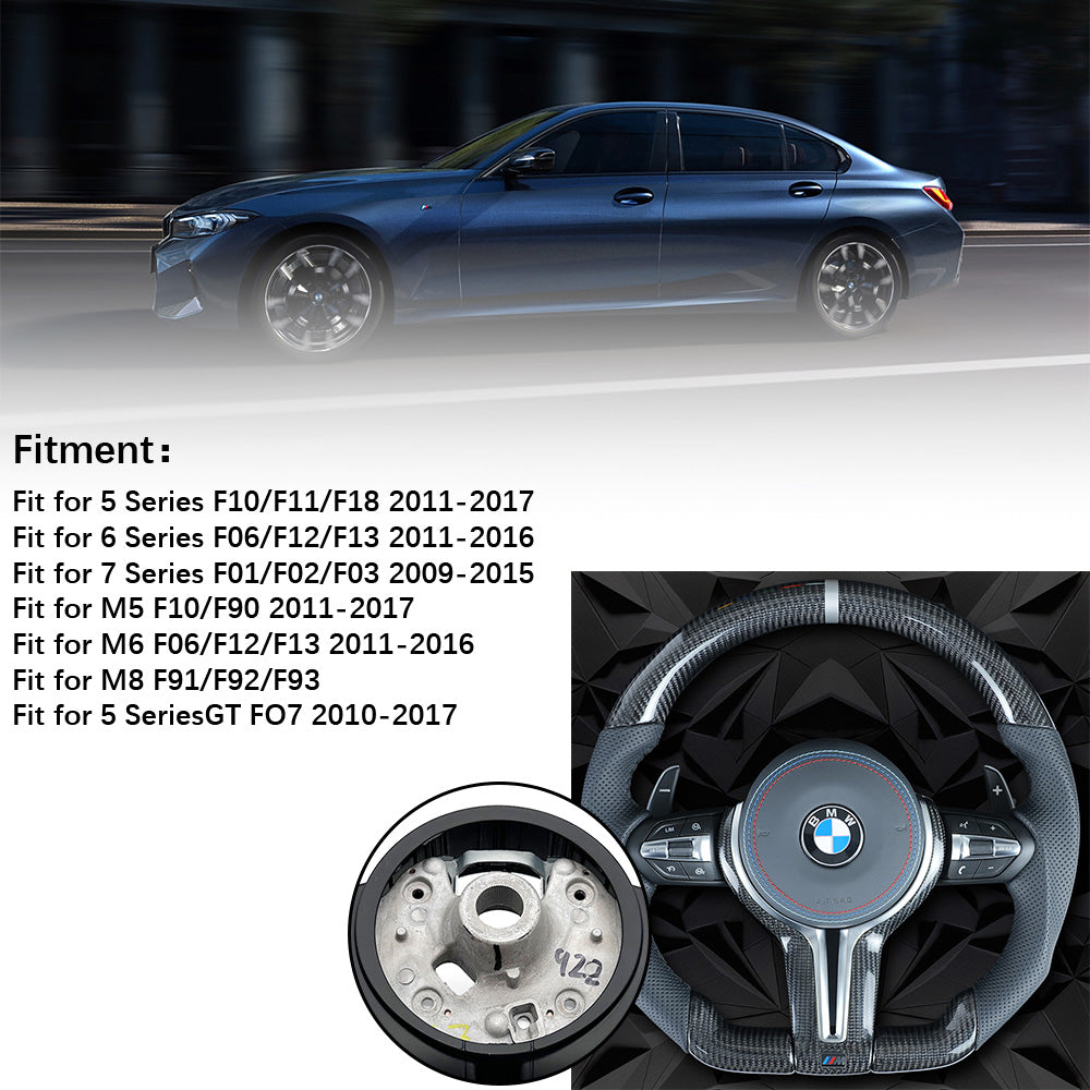 Carbon Fiber Leather Steering Wheel Assembly,For BMW F30 F32 F10 F20 F82 E46 E60 E90 M2 M3 M4 M5 M6 X3 X4