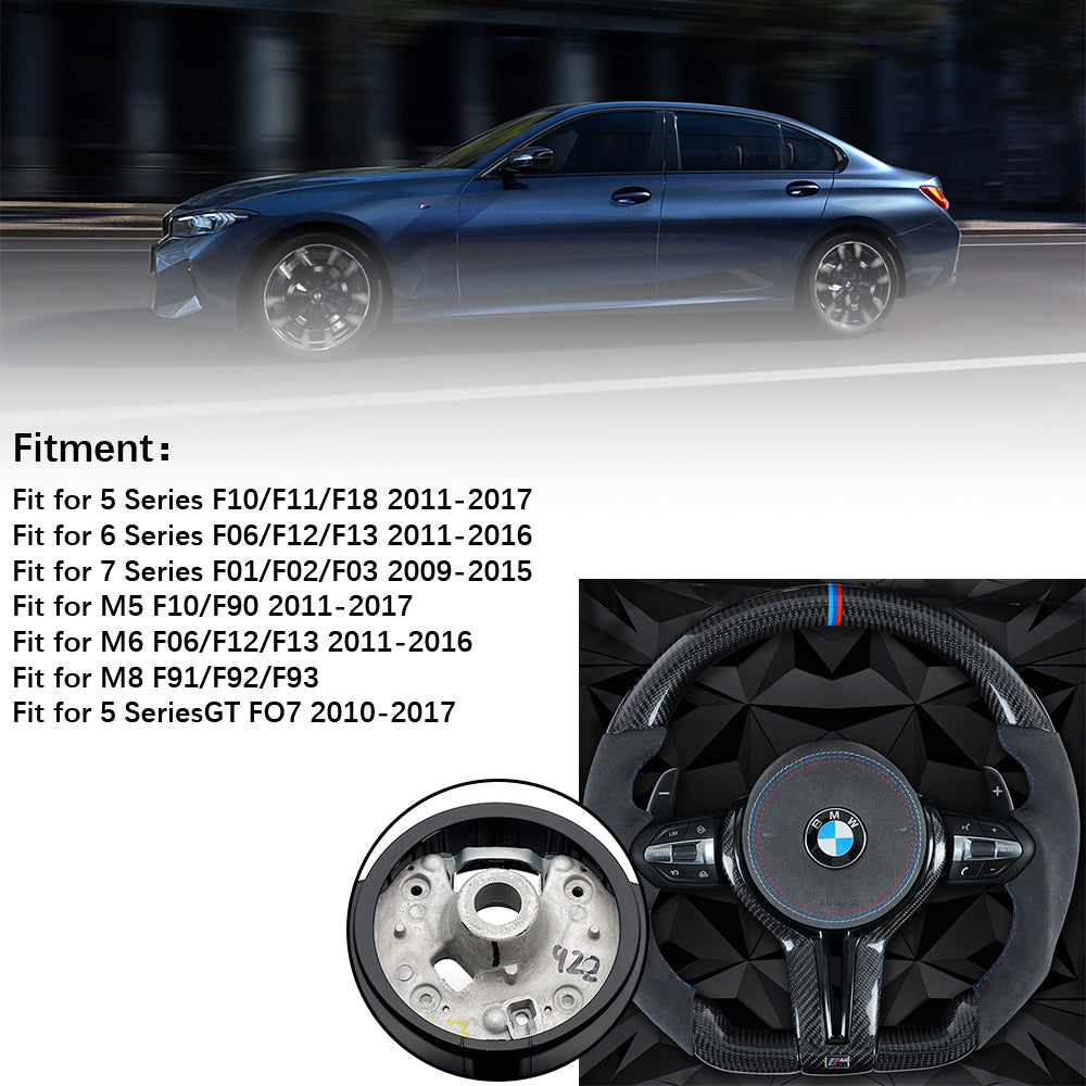 Carbon Fiber Leather Steering Wheel Assembly,For BMW F30 F32 F10 F20 F82 E46 E60 E90 M2 M3 M4 M5 M6 X3 X4