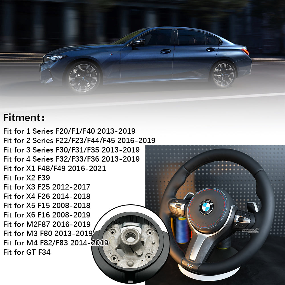 Fur leather steering wheel assembly , suitable for BMW F30 F32 F10 F20 F82 E46 E60 E90 M2 M3 M4 M5 M6 X3 X4