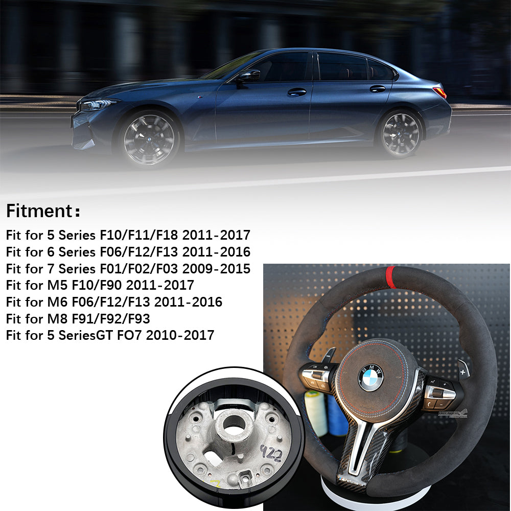 Suede leather steering wheel assembly , suitable for BMW F30 F32 F10 F20 F82 E46 E60 E90 M2 M3 M4 M5 M6 X3 X4