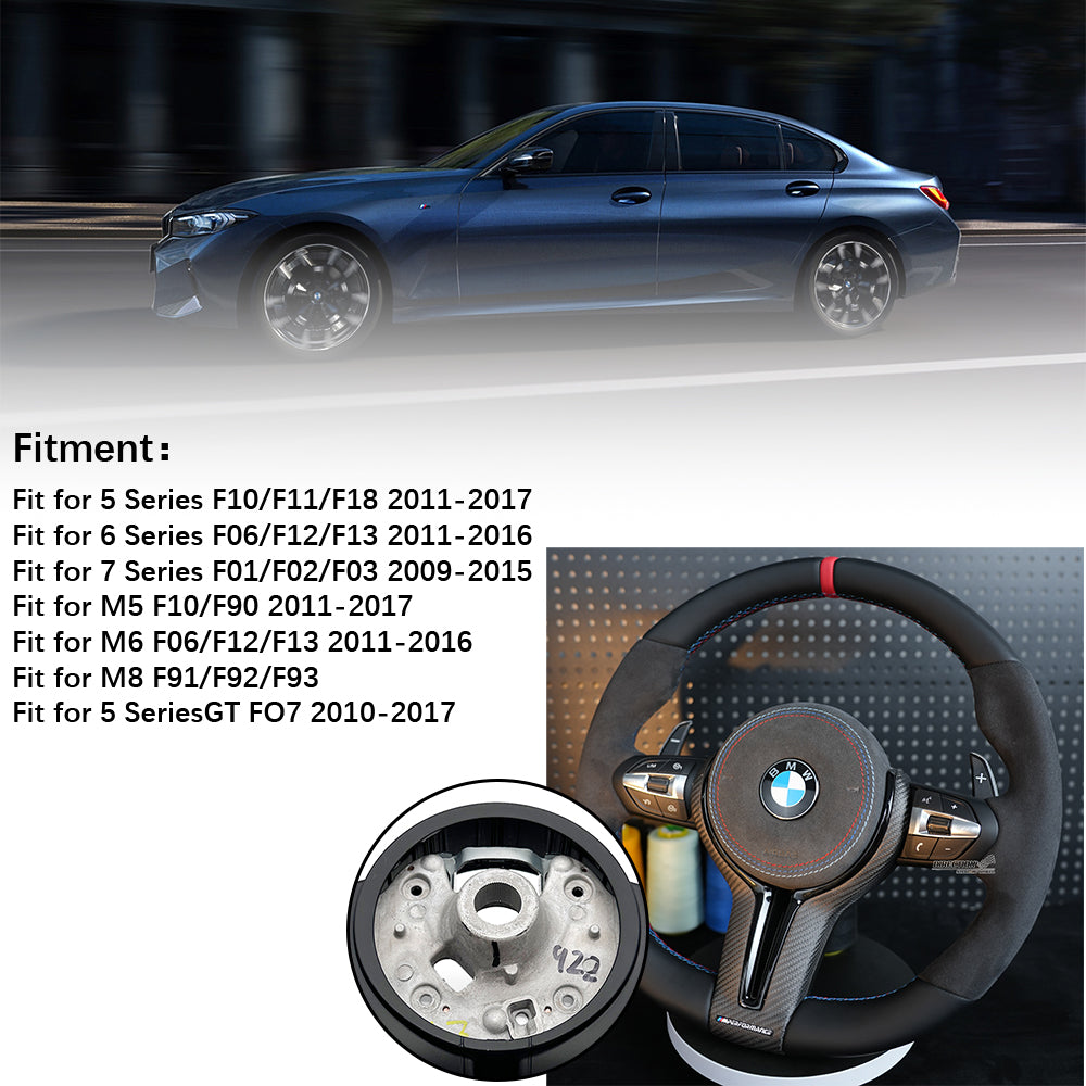 Suede leather steering wheel assembly , suitable for BMW F30 F32 F10 F20 F82 E46 E60 E90 M2 M3 M4 M5 M6 X3 X4