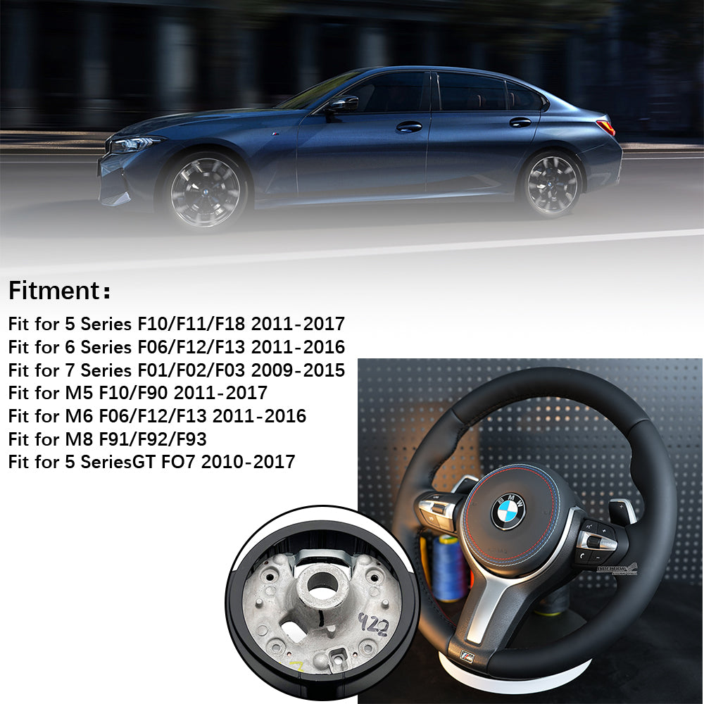 Fur leather steering wheel assembly , suitable for BMW F30 F32 F10 F20 F82 E46 E60 E90 M2 M3 M4 M5 M6 X3 X4