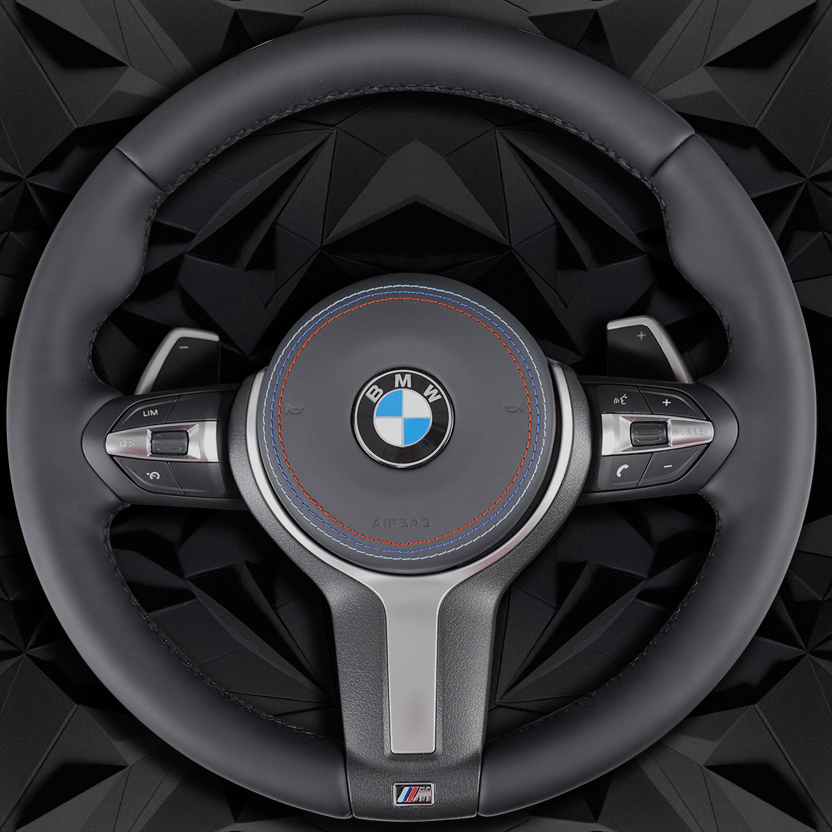 Leather steering wheel assembly, suitable for BMW F30 F32 F10 F20 F82 E46 E60 E90 M2 M3 M4 M5 M6 X3 X4