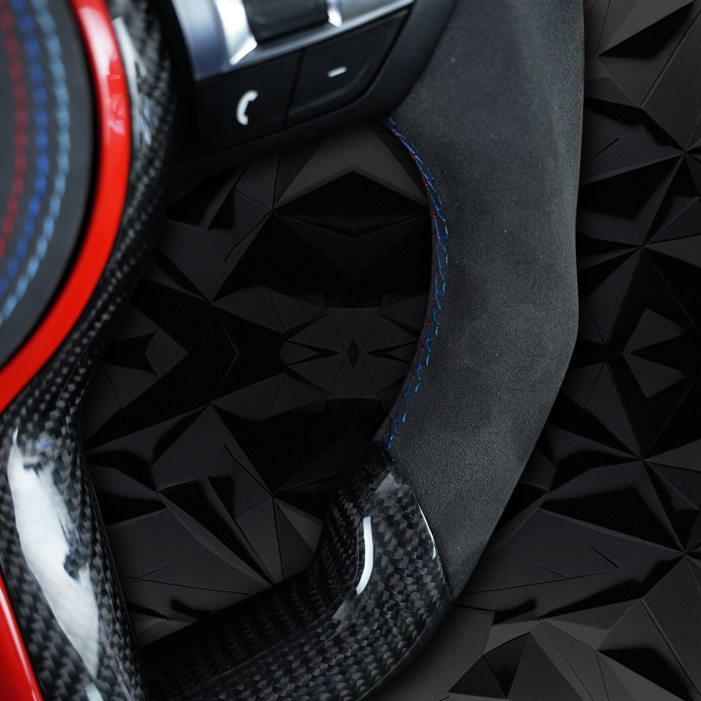 Carbon fiber semi perforated steering wheel assembly,For BMW F30 F32 F10 F20 F82 E46 E60 E90 M2 M4 M5 M6 X3 X4