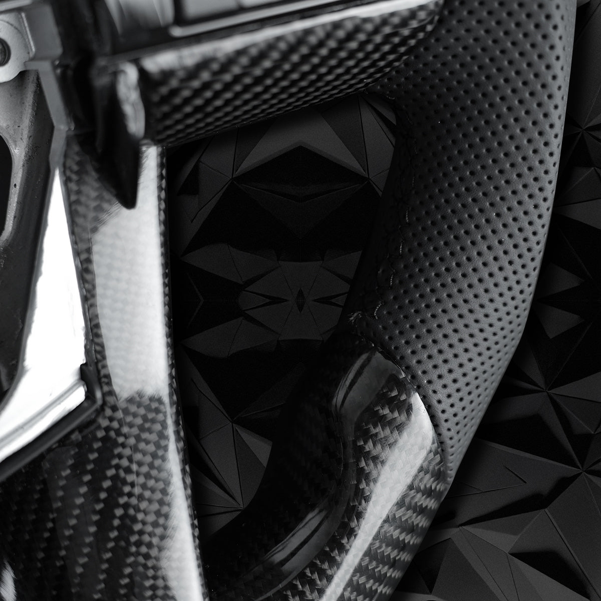 Customized Carbon Fiber Steering Wheel For Toyota Hilux Revo Fortuner 2011-2018 Innova GR Sport Racing