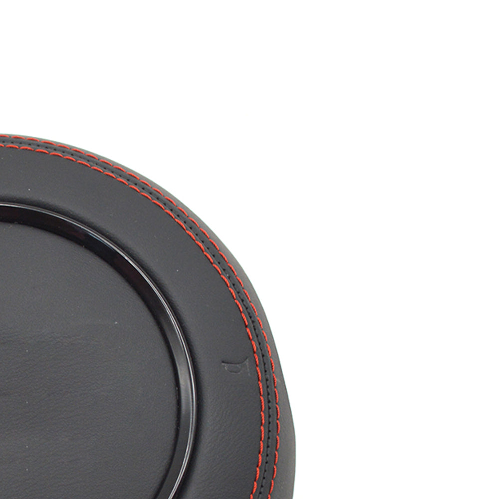 Carbon fiber suede multifunctional steering wheel with red return logo, flat bottomed sports steering wheel, suitable for Audi A4B8 Q3 A3 8V
