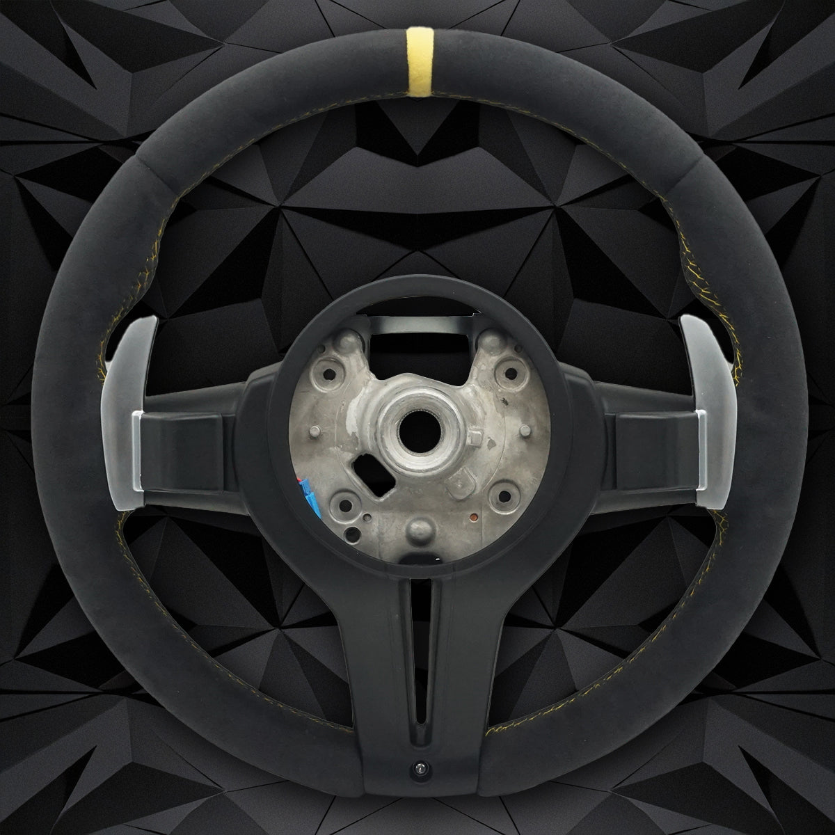 Fully suede carbon fiber steering wheel assembly, suitable for BMW F30 F32 F10 F20 F82 E46 E60 E90 M2 M3 M4 M5 M6 X3 X4