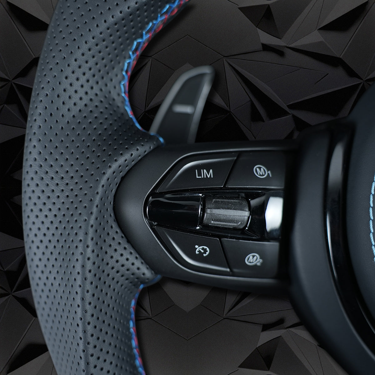 Half perforated leather steering wheel assembly,For BMW F30 F32 F10 F20 F82 E46 E60 E90 M2 M4 M5 M6 X3 X4