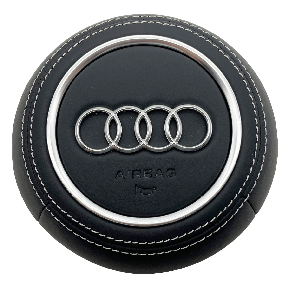 Carbon fiber suede multifunctional flat bottomed sports steering wheel, suitable for Audi A3 A4 A5 B9