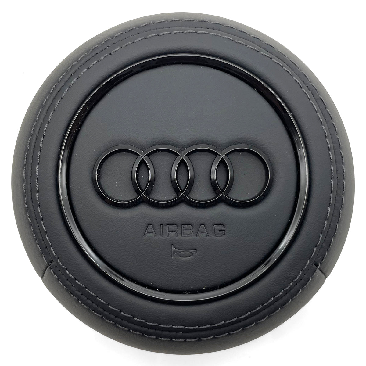 Carbon fiber suede multifunctional flat bottomed sports steering wheel, suitable for Audi A3 A4 A5 B9