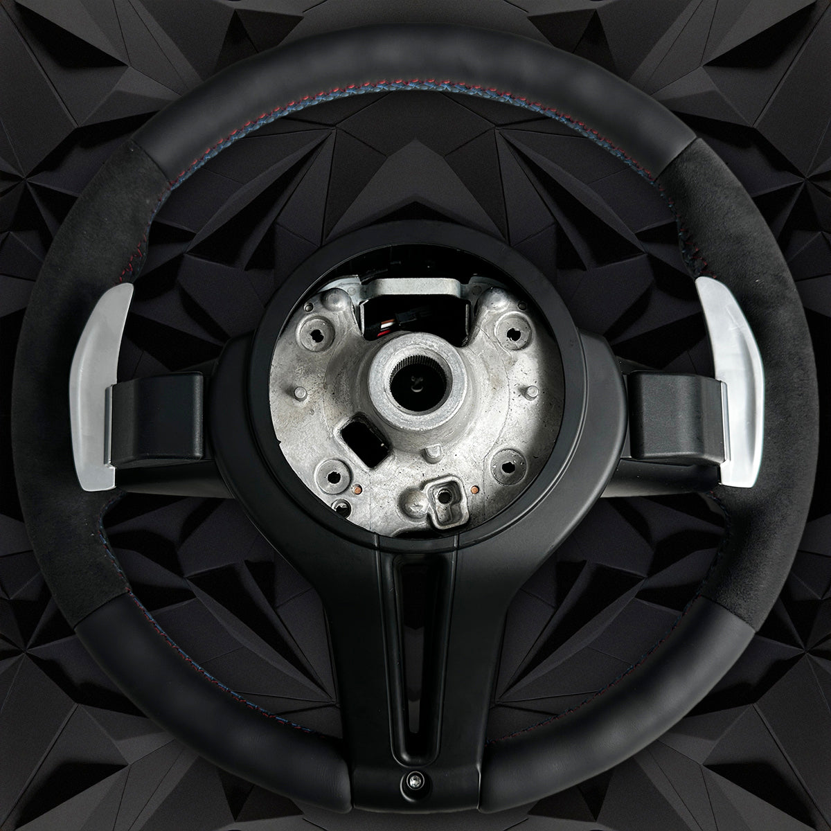 Fur leather steering wheel assembly, suitable for BMW F30 F32 F10 F20 F82 E46 E60 E90 M2 M3 M4 M5 M6 X3 X4