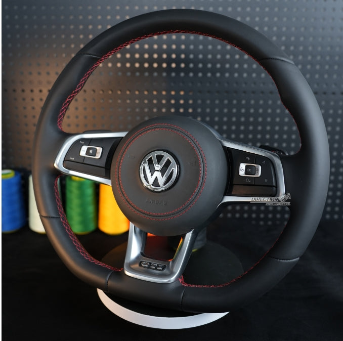 Fiber Steering Wheel leather Alcantara For VW Golf 7 7.5 GTI GTD GTE R 2013-2020 Polo GTI Tiguan Passat DSG