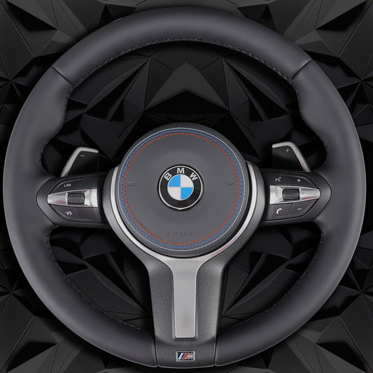 Leather steering wheel assembly, suitable for BMW F30 F32 F10 F20 F82 E46 E60 E90 M2 M3 M4 M5 M6 X3 X4