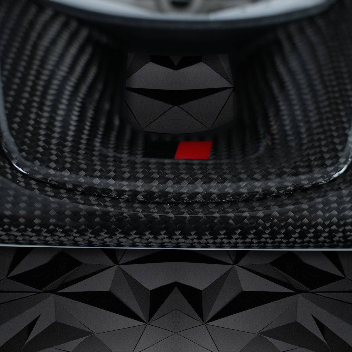 Customized for Toyota Fortuner Hilux Vigo Revo Land Cruiser LC300 LC200 Series Carbon Fiber GR logo Steering Wheel Assembly