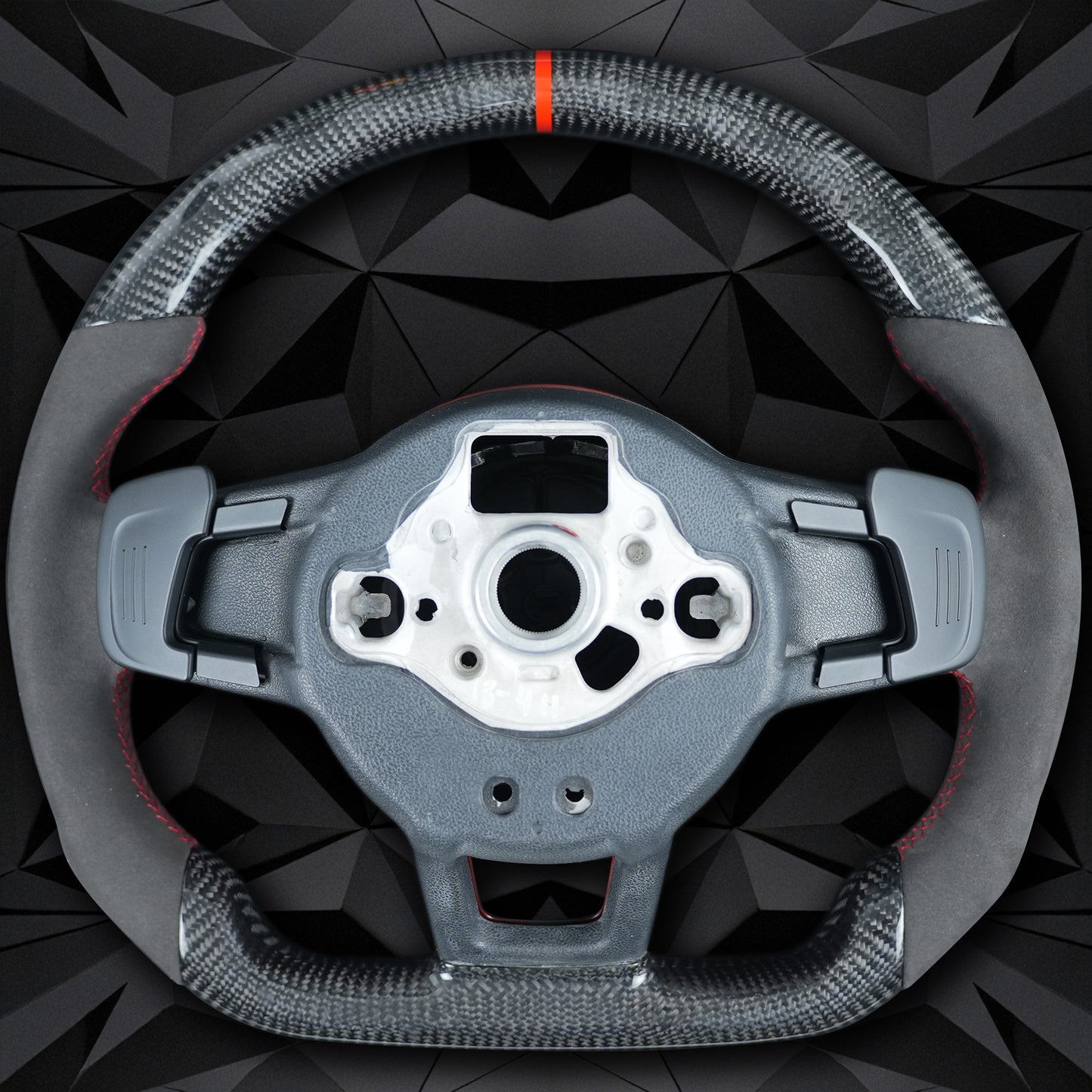 VW Golf 7 7.5 GTI GTD GTE R 2013-2020 Polo GTI Tiguan Passat DSG carbon fiber suede steering wheel