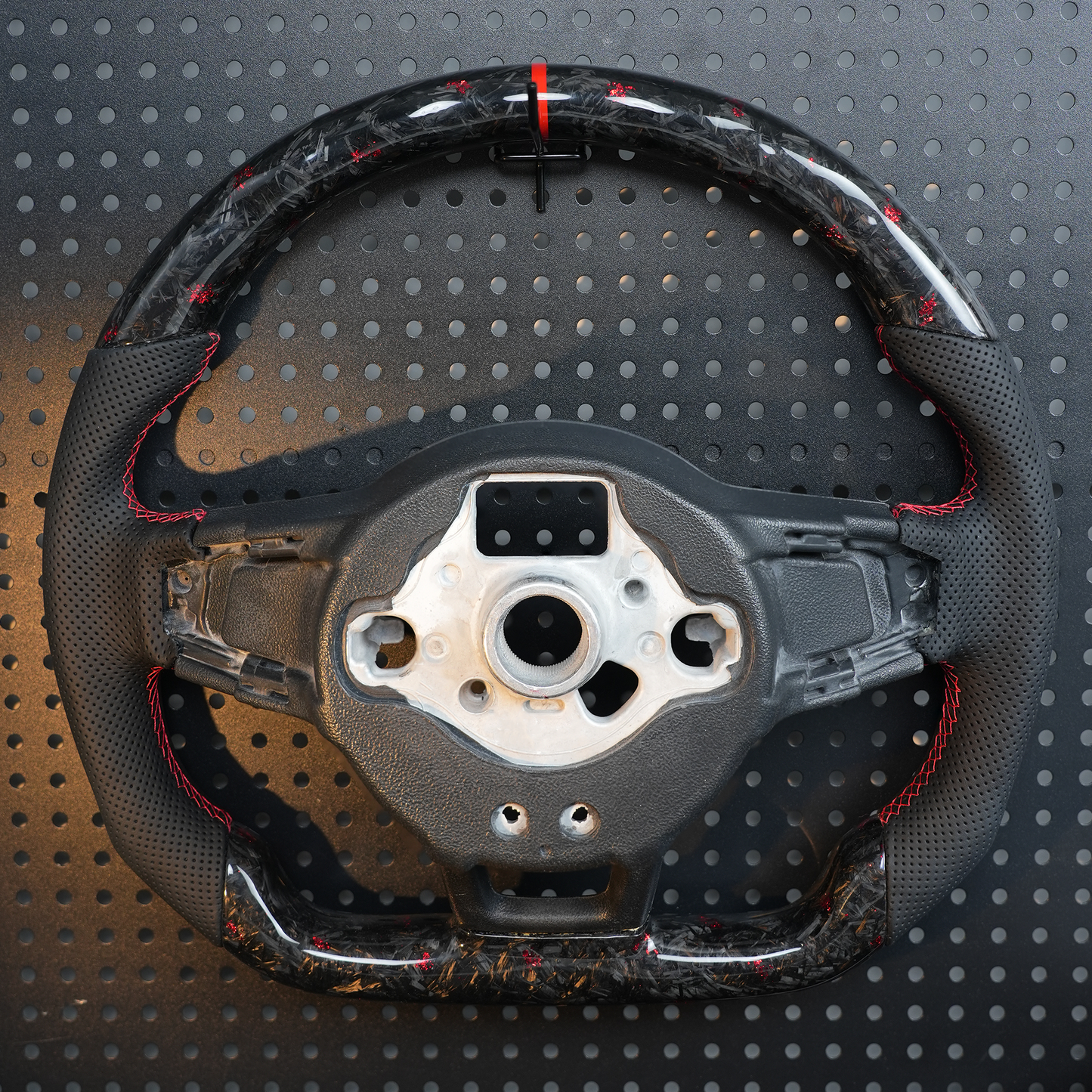 VW Golf 7 7.5 GTI GTD GTE R 2013-2020 Polo GTI Tiguan Passat DSG carbon fiber suede steering wheel