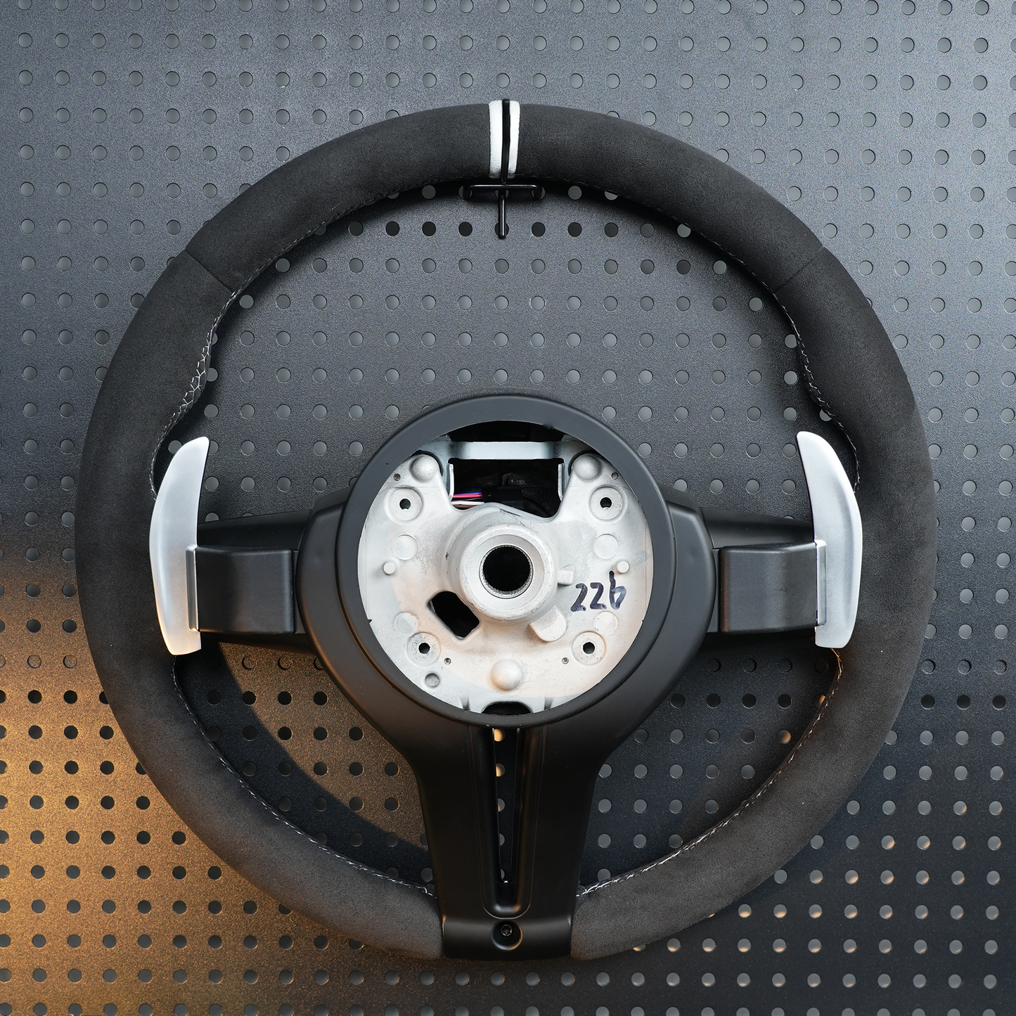 Suede Genuine leather steering wheel assembly,For BMW F30 F32 F10 F20 F82 E46 E60 E90 M2 M4 M5 M6 X3 X4