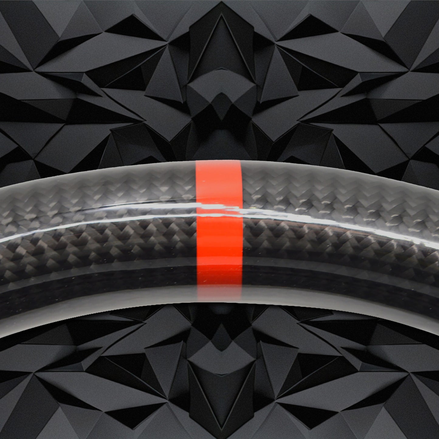 Carbon fiber semi perforated leather red line steering wheel,for Audi A4 B8 A3 8V