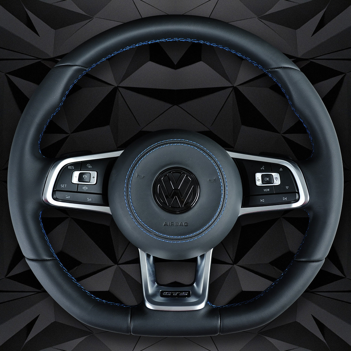 Fiber Steering Wheel leather Alcantara For VW Golf 7 7.5 GTI GTD GTE R 2013-2020 Polo GTI Tiguan Passat DSG