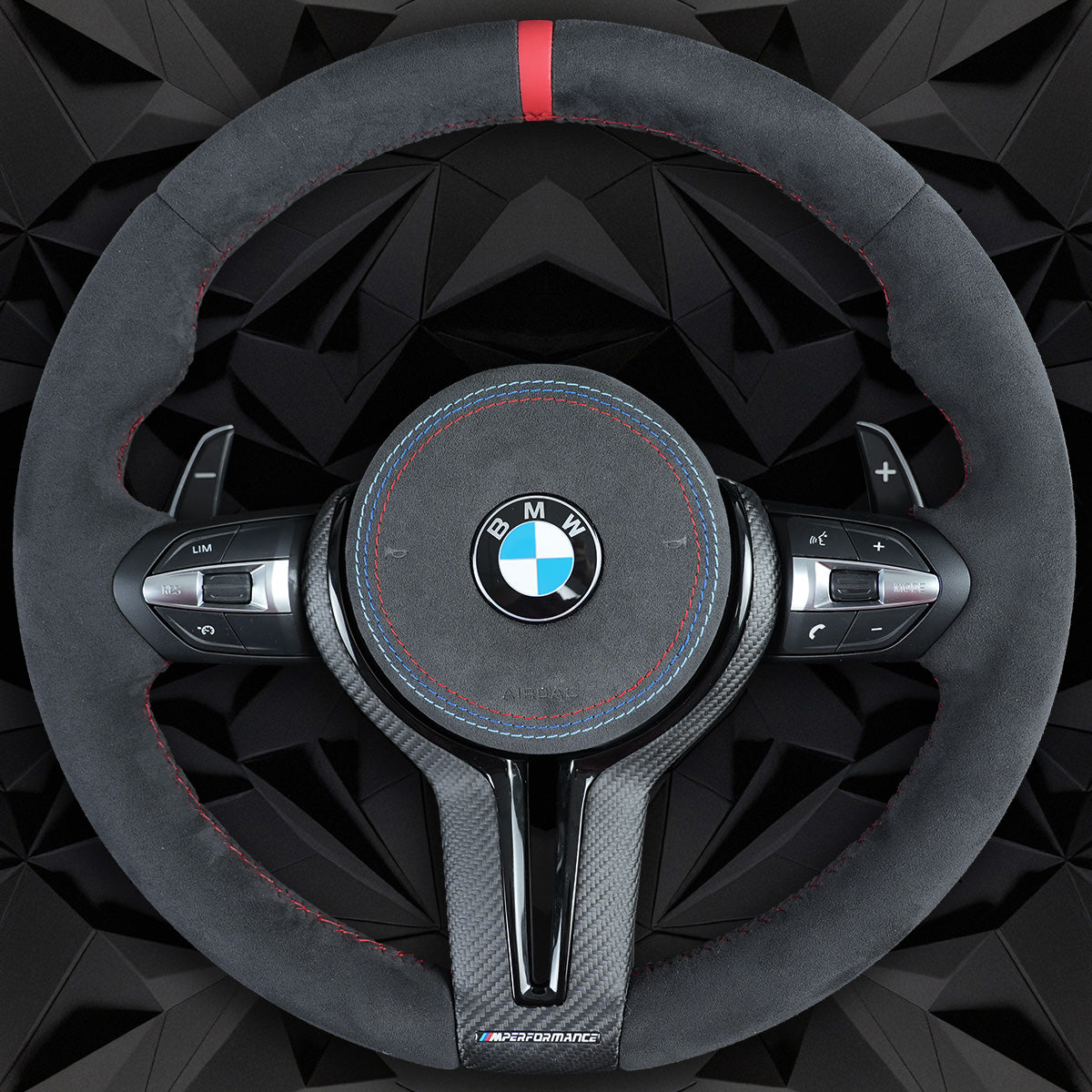Fully furry leather steering wheel assembly, For BMW F30 F32 F10 F20 F82 E46 E60 E90 M2 M3 M4 M5 M6 X3 X4