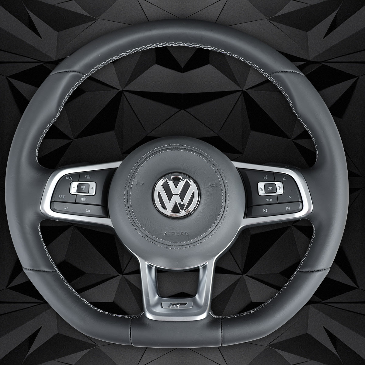 Fiber Steering Wheel leather Alcantara For VW Golf 7 7.5 GTI GTD GTE R 2013-2020 Polo GTI Tiguan Passat DSG