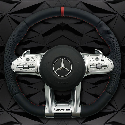Custom Steering Wheel for Mercedes Benz W205 C63 W204 C43 Amg
