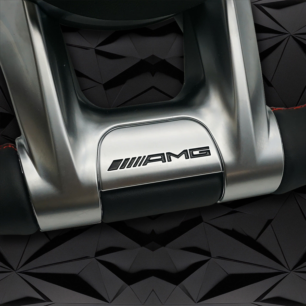 Leather perforated AMG sport steering wheel, suitable for Mercedes Benz A200 C260 C200