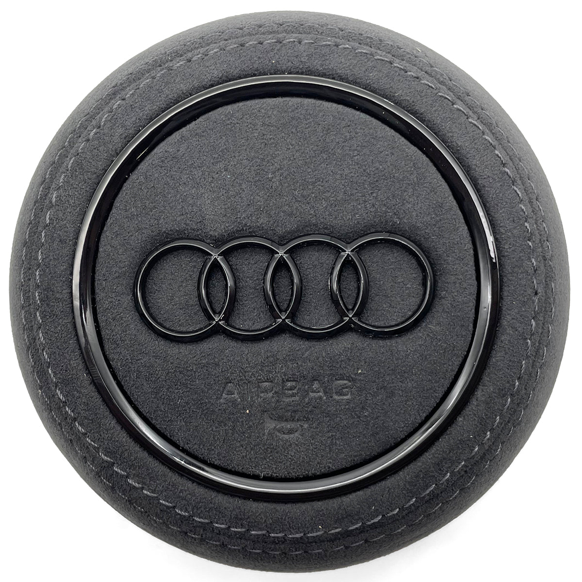 Flip fur red line multifunctional flat bottomed sports steering wheel, suitable for Ao A3 A4 A5 B9