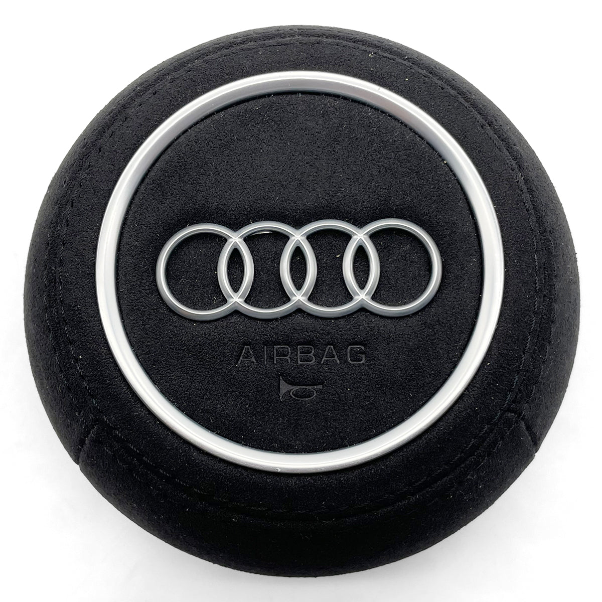 Flip fur red line multifunctional flat bottomed sports steering wheel, suitable for Ao A3 A4 A5 B9