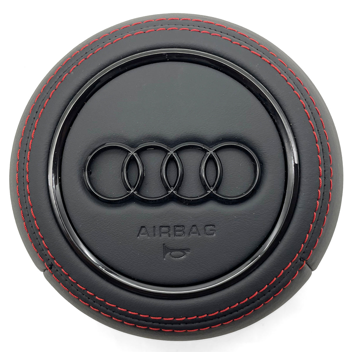 Carbon fiber leather multifunctional flat bottomed sports steering wheel, suitable for Audi A3 A4 A5 B9