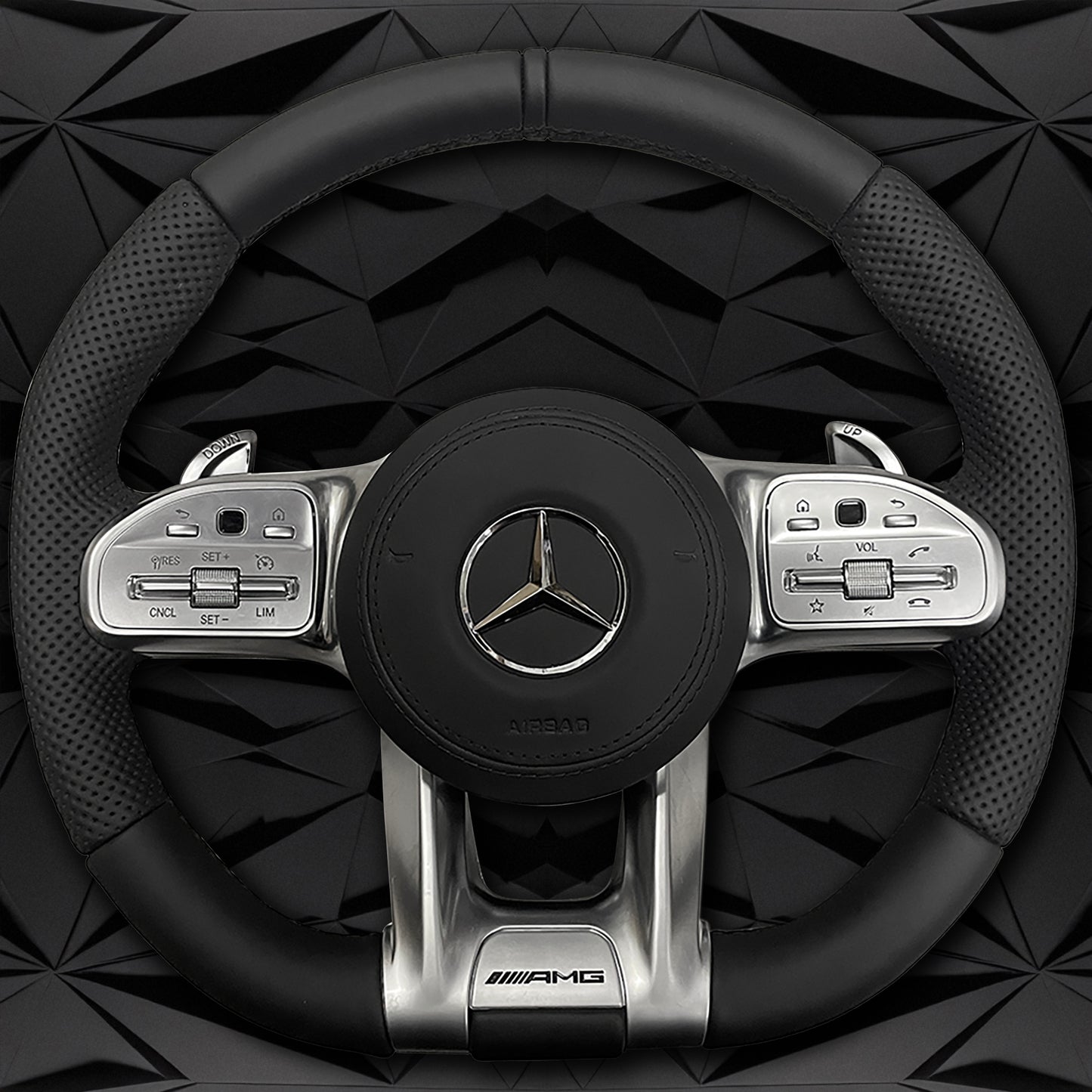 Custom Steering Wheel for Mercedes Benz W205 C63 W204 C43 Amg