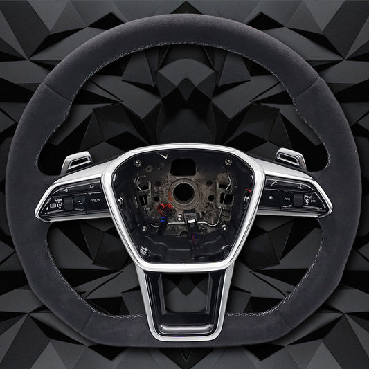 Full suede red line A6 C8 with heated steering wheel assembly